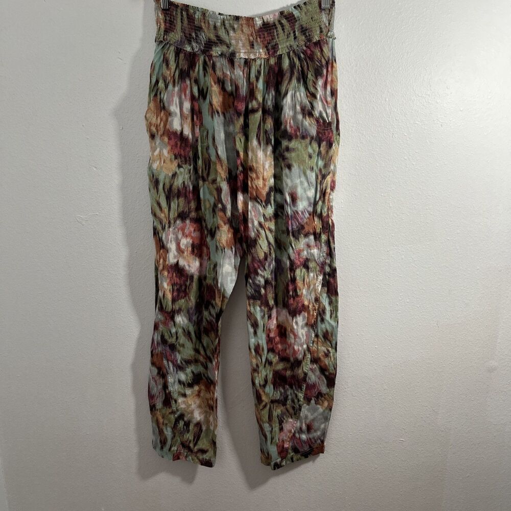 Urban Outfitters Pants Womens Large‎ Botanical Abstract Elastic Waist Grunge Y2K